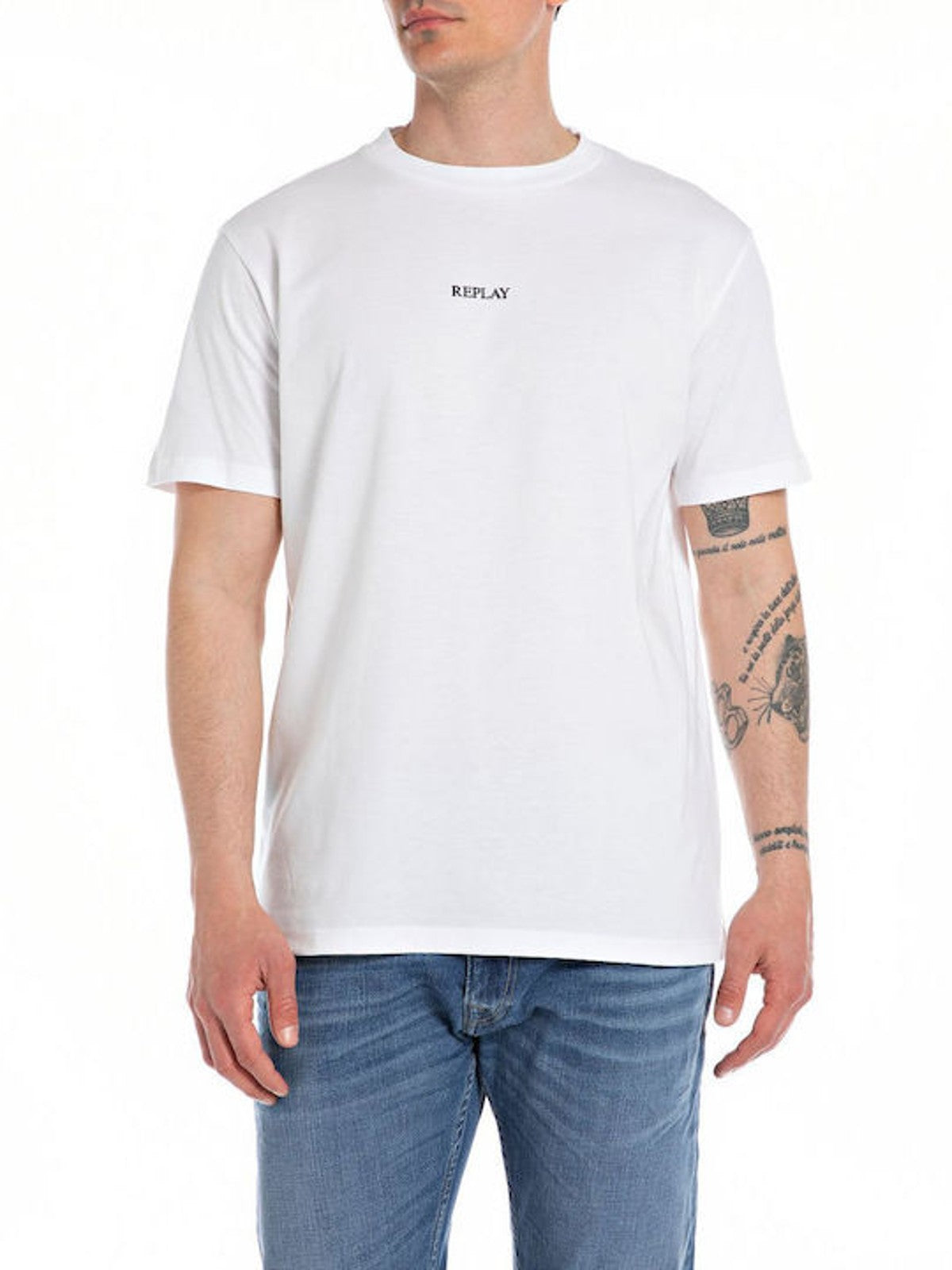 White Branded T-Shirt