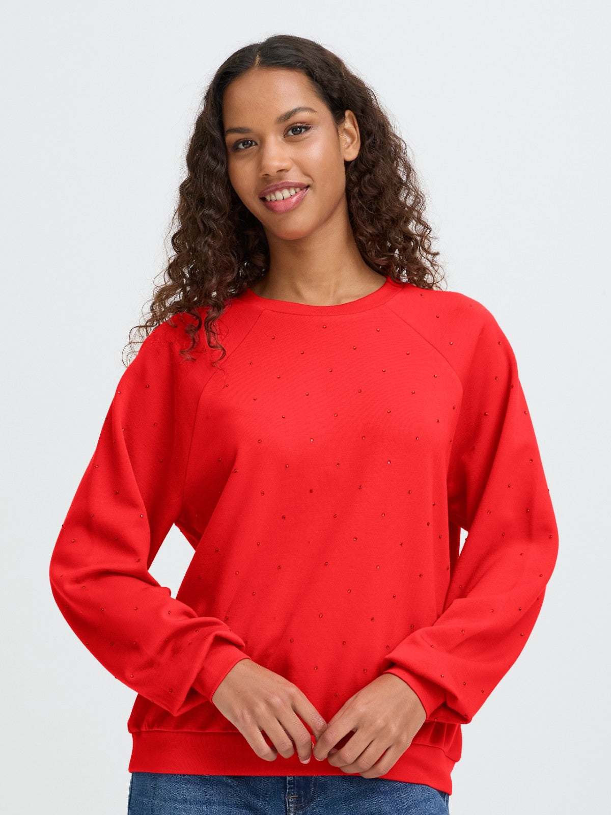 Amias Red Sweatshirt