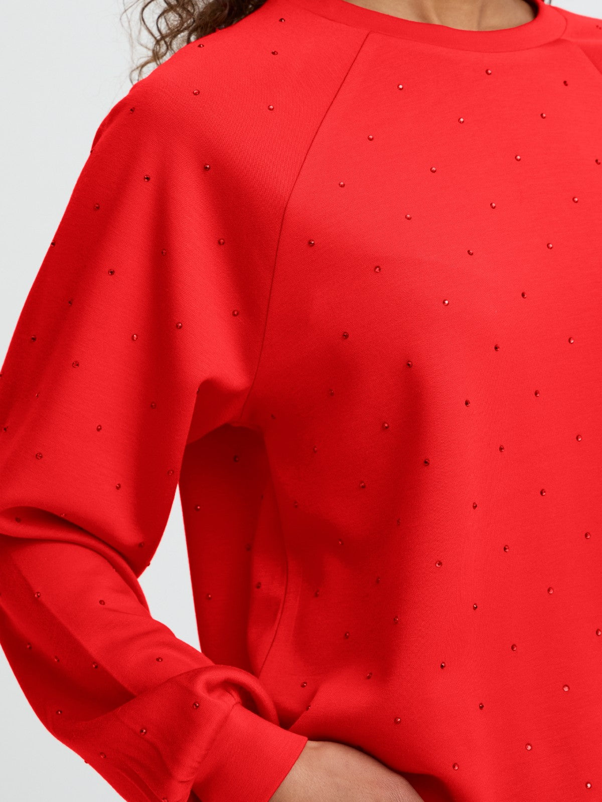 Amias Red Sweatshirt