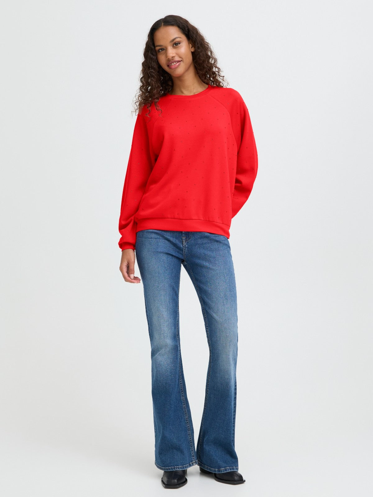 Amias Red Sweatshirt