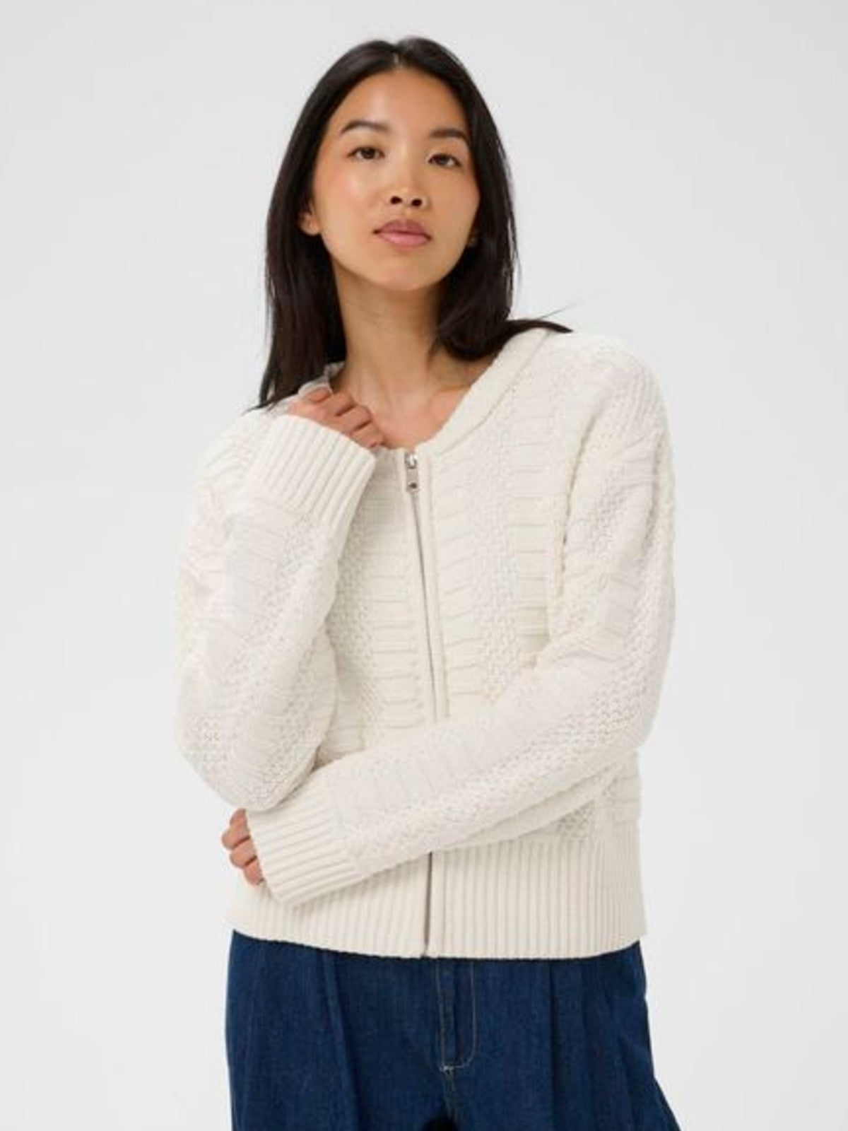 Aniela White Cardigan