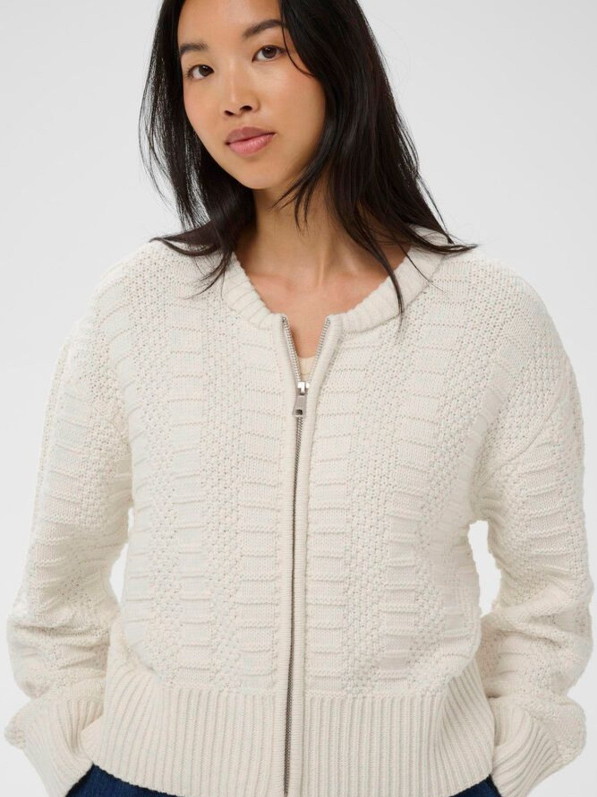 Aniela White Cardigan