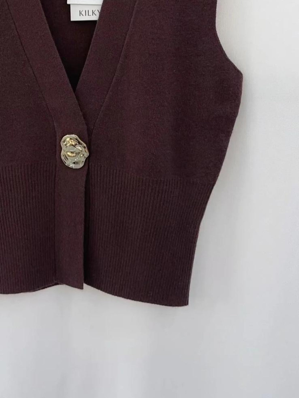 Bianca Brown Vest