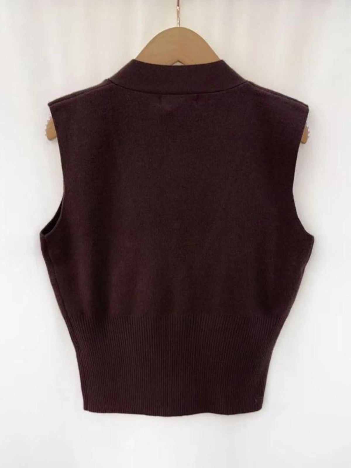 Bianca Brown Vest