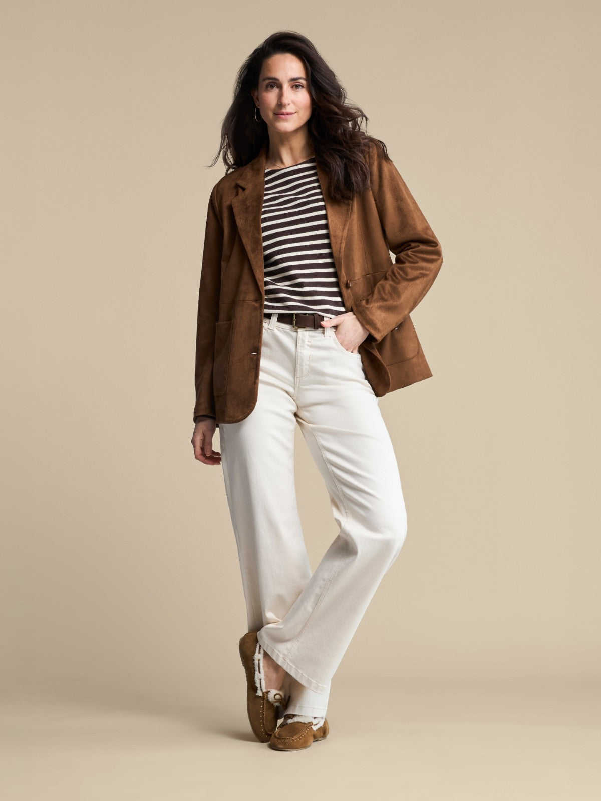 Blazer Suedine
