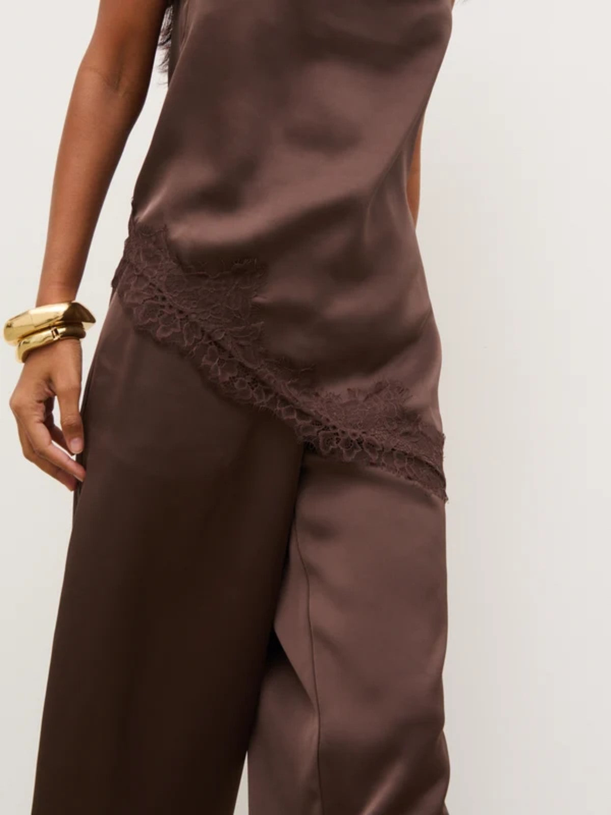 Breya Cowl Racer Top