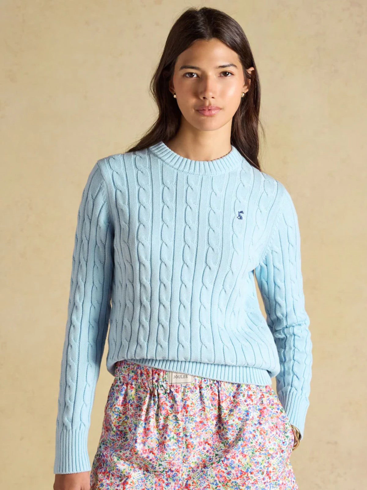 Cable Light Blue Jumper