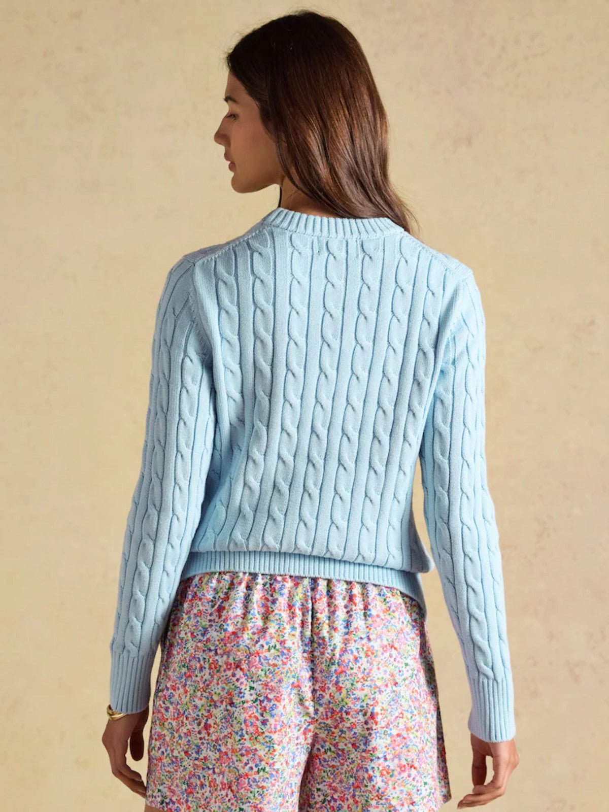 Cable Light Blue Jumper