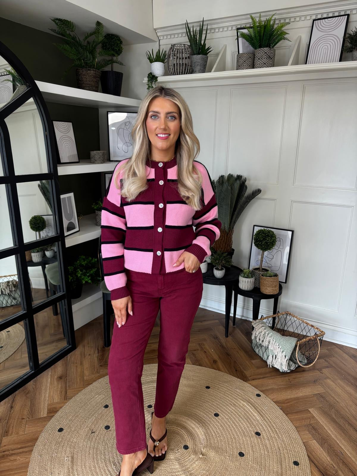 Christie Purple Cardigan