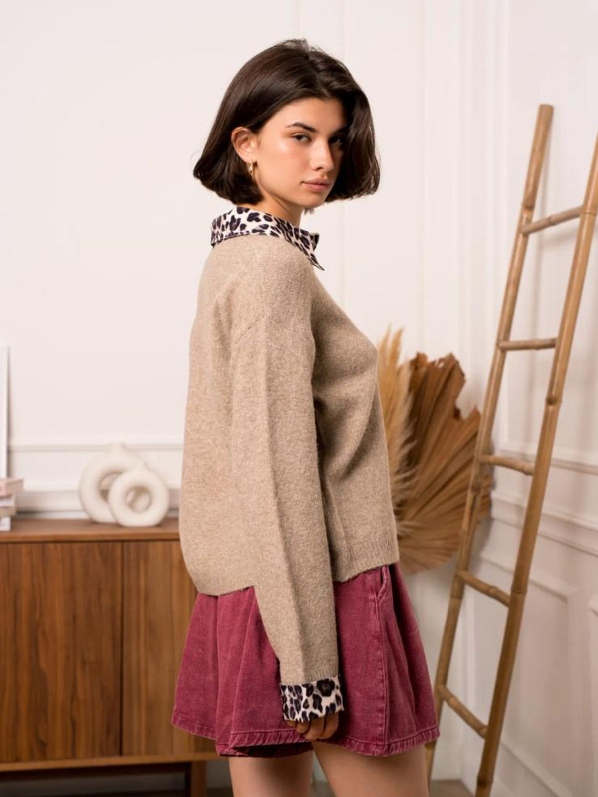 Cindy Taupe Cardigan