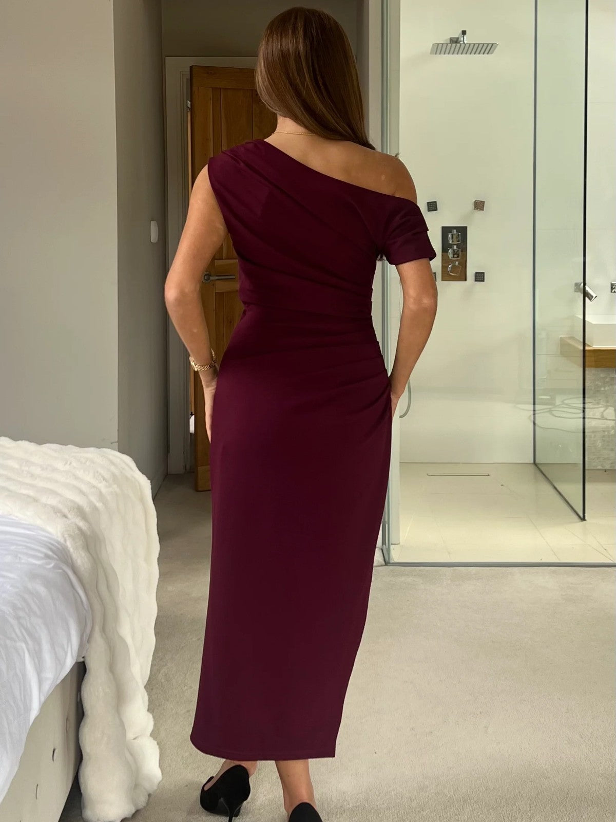 Donna Plum Dress