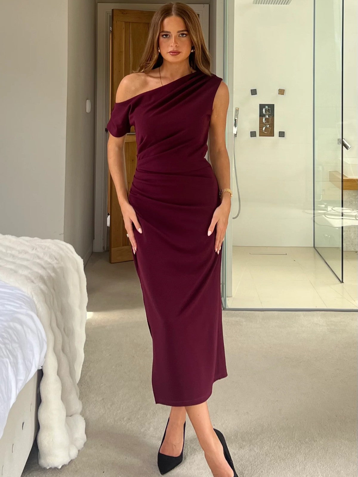 Donna Plum Dress