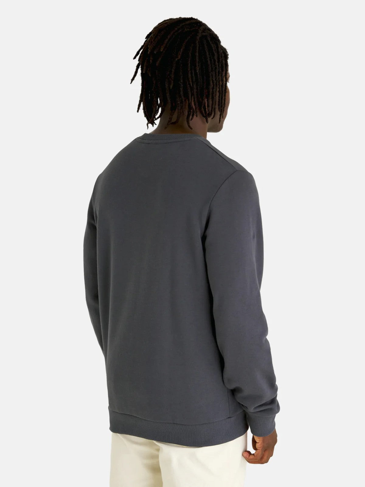 Gunmetal Embroidered Sweatshirt