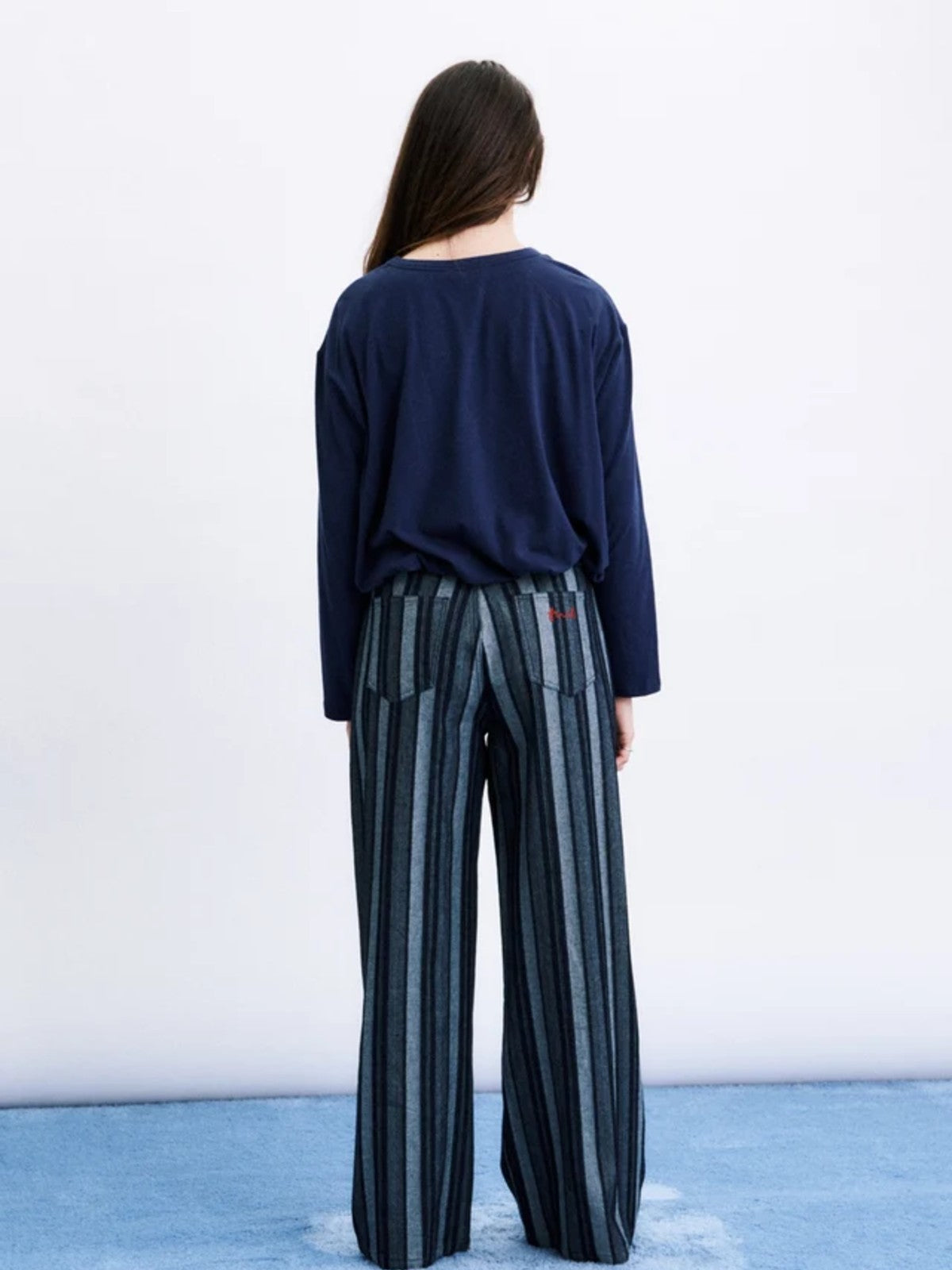 Haneul Navy Top