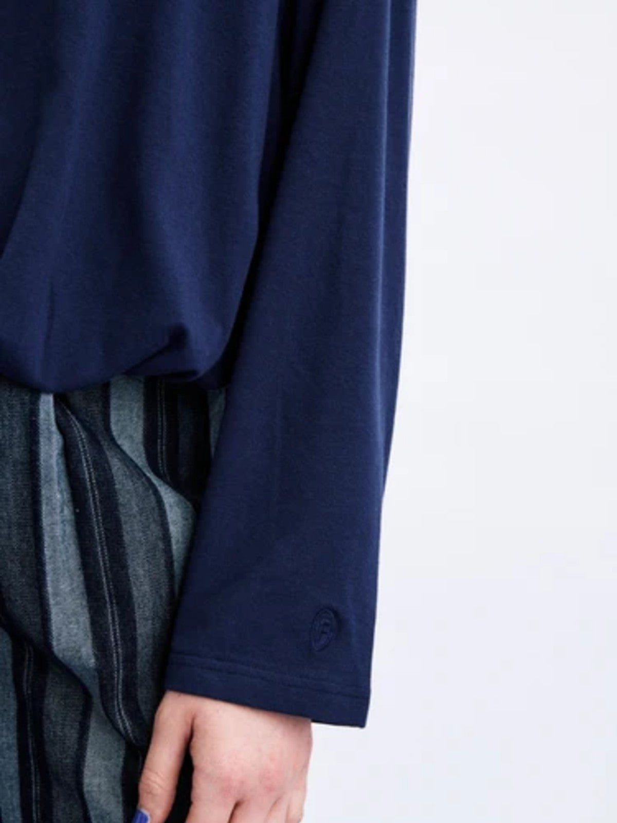 Haneul Navy Top
