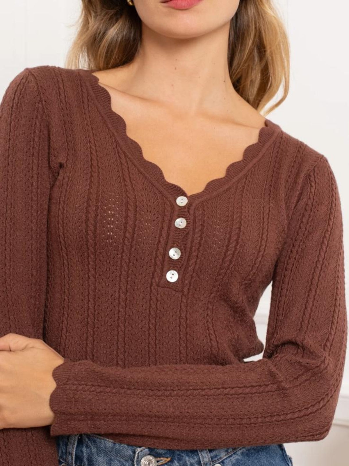 Hayley Chocolate Jumper