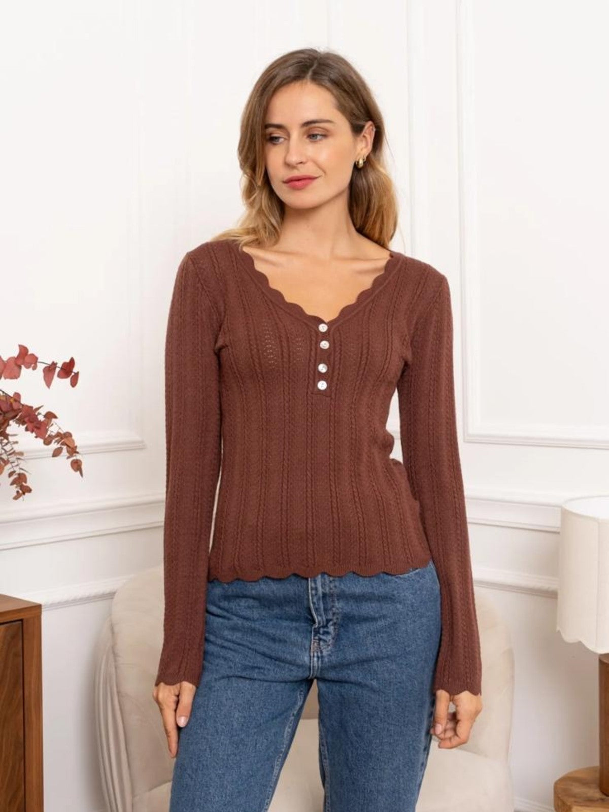 Hayley Chocolate Jumper