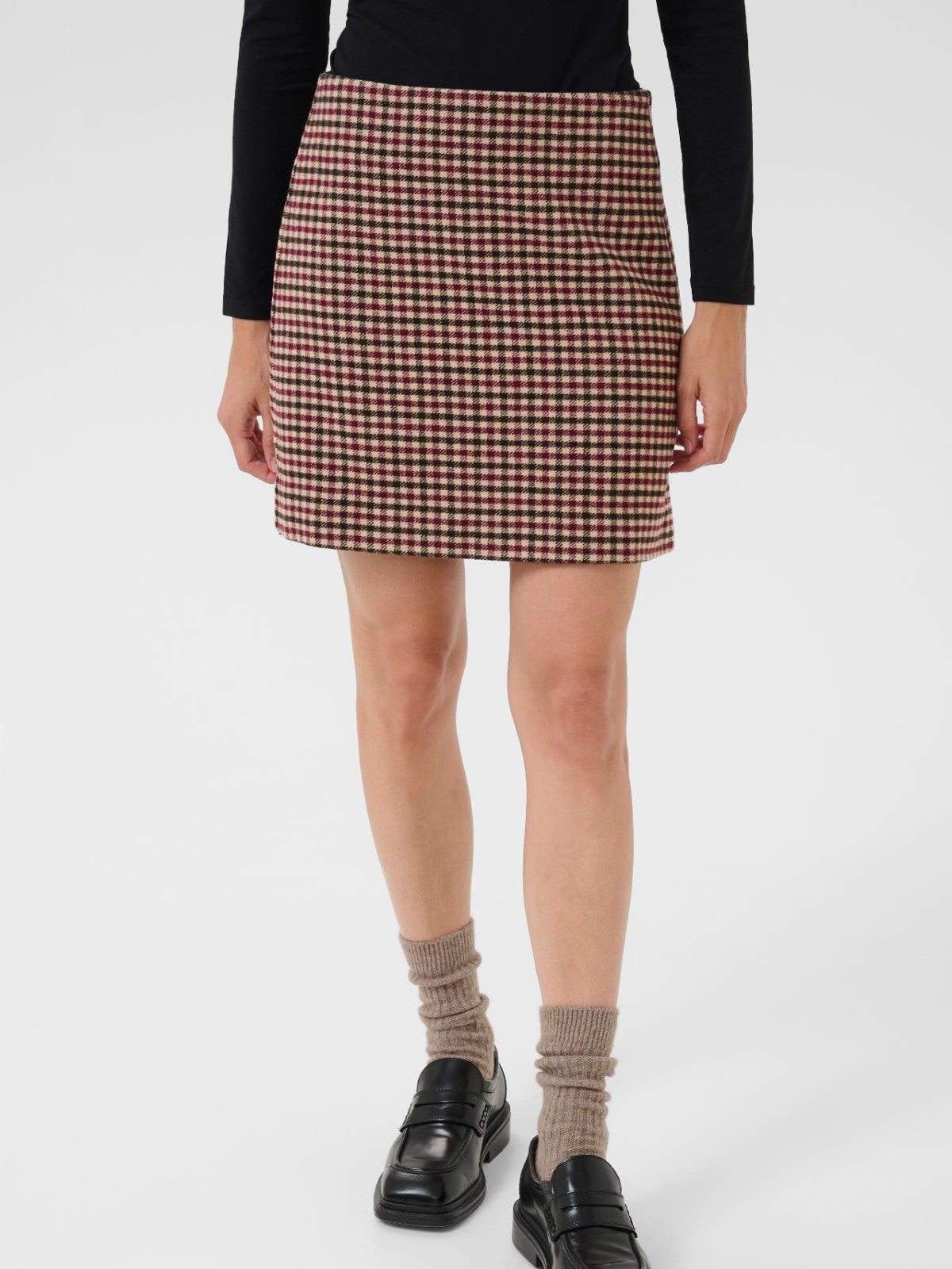 Julissa Burgundy Skirt
