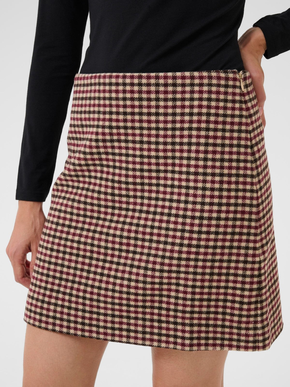 Julissa Burgundy Skirt