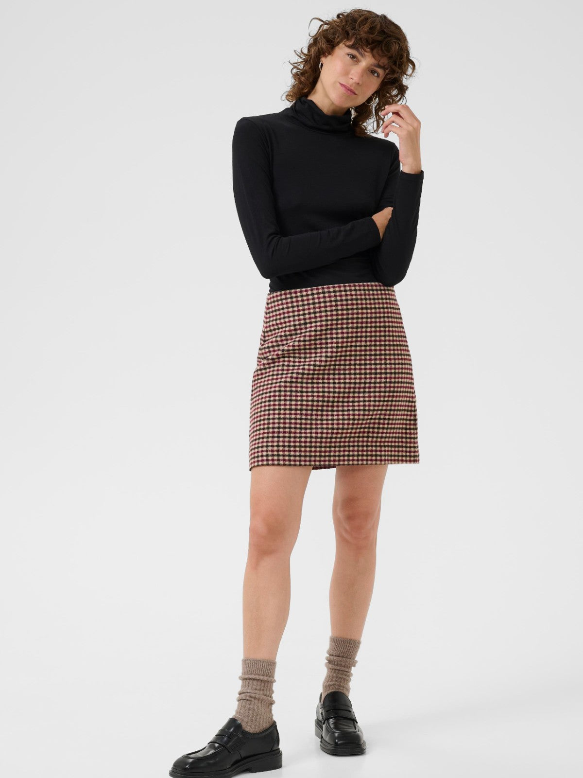 Julissa Burgundy Skirt