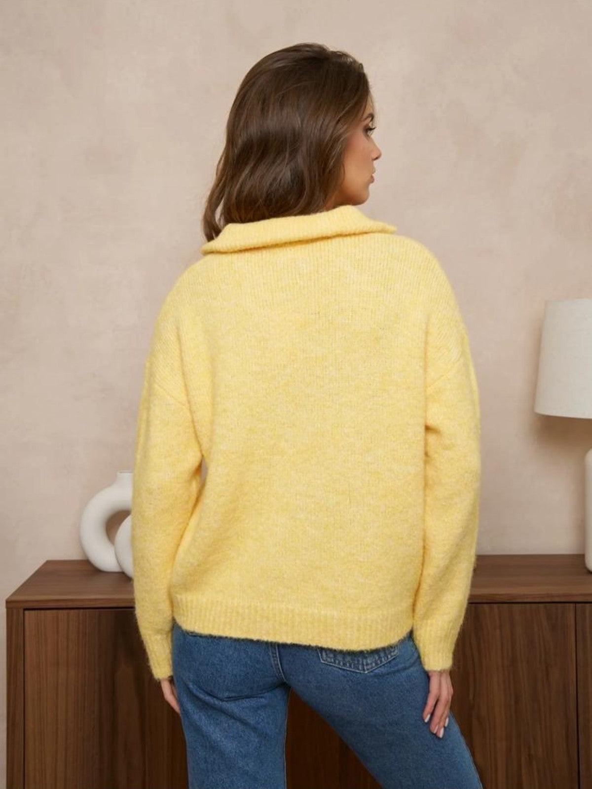 Kim Yellow Jumper