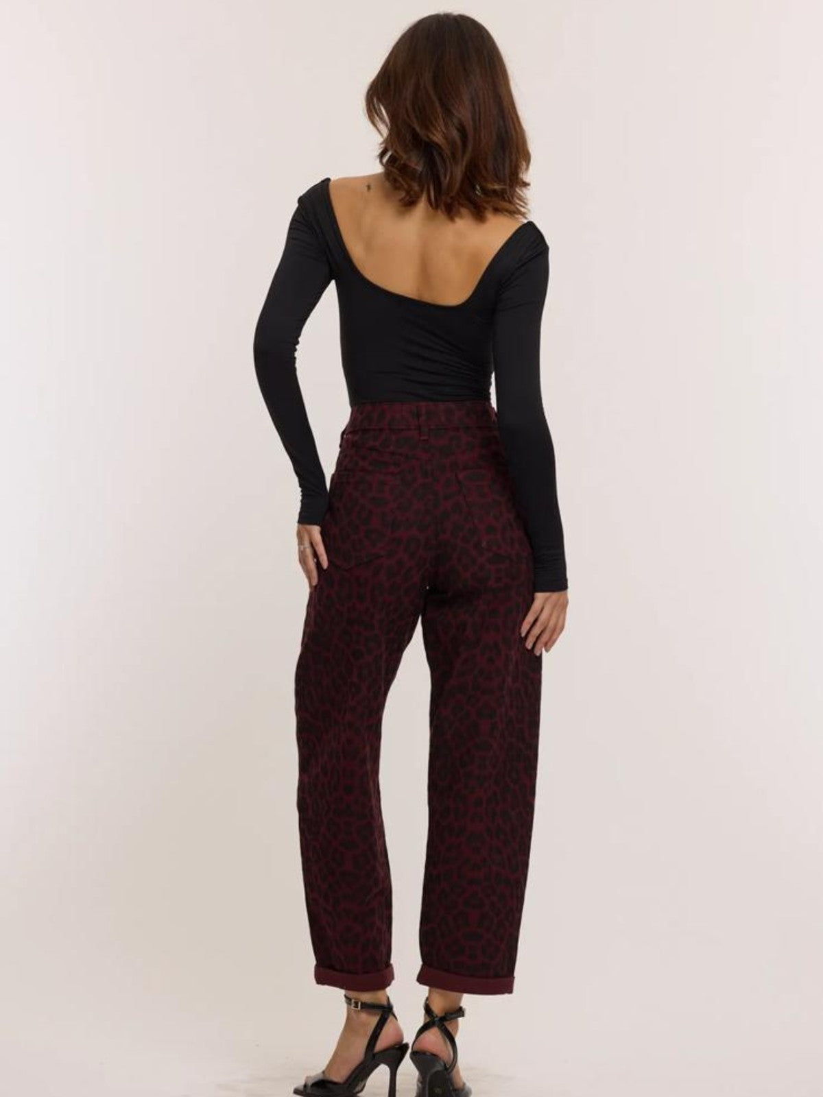 Leona Burgundy Jean