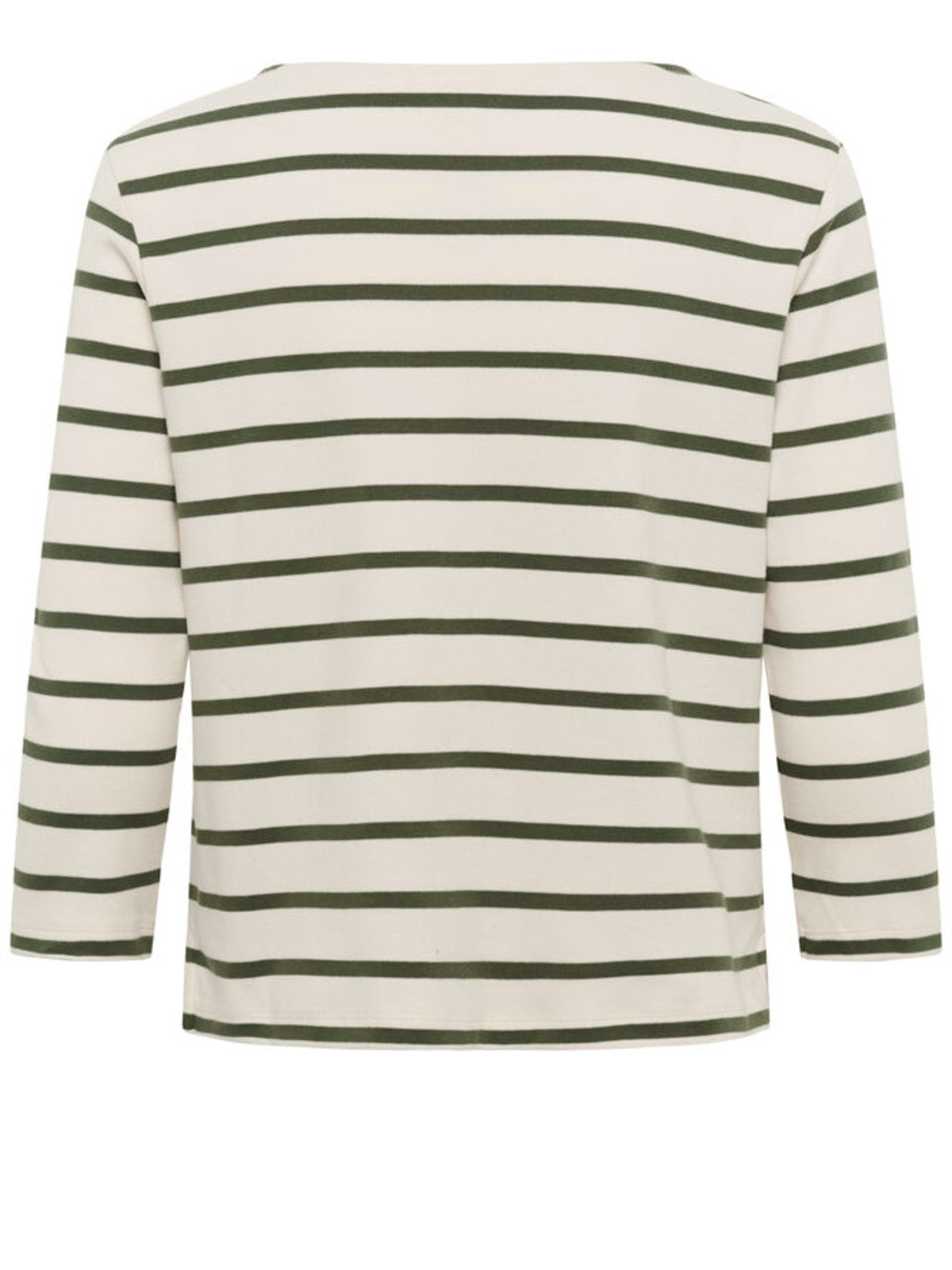 Nela Khaki Striped Top