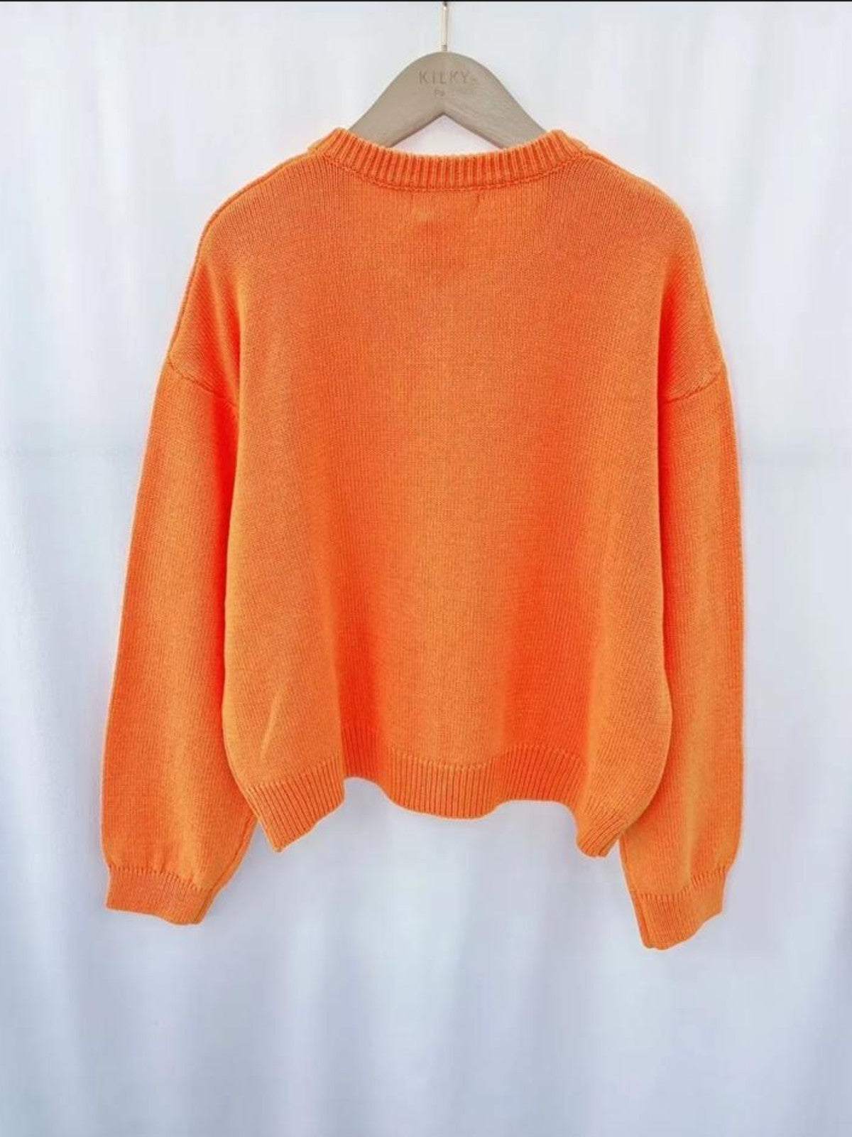 Marie Orange Cardigan