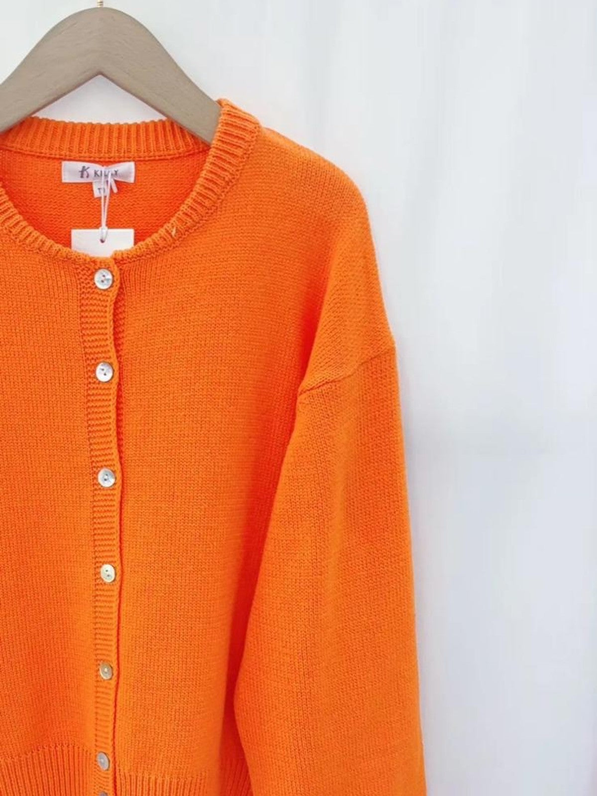Marie Orange Cardigan