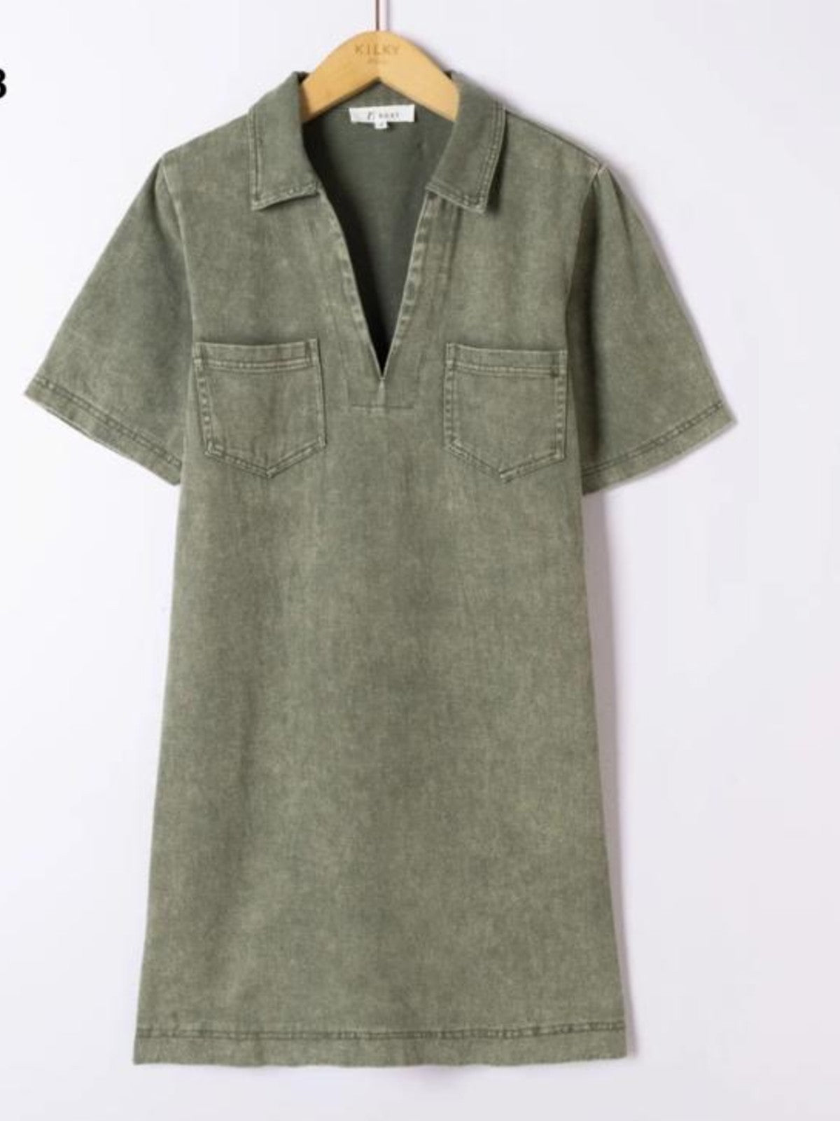 Phoebe Khaki Dress