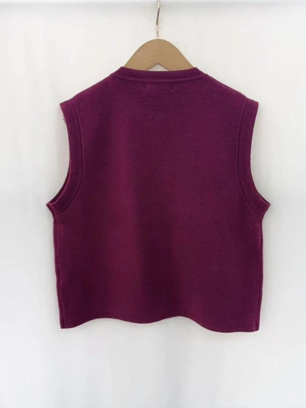 Polly Burgundy Vest