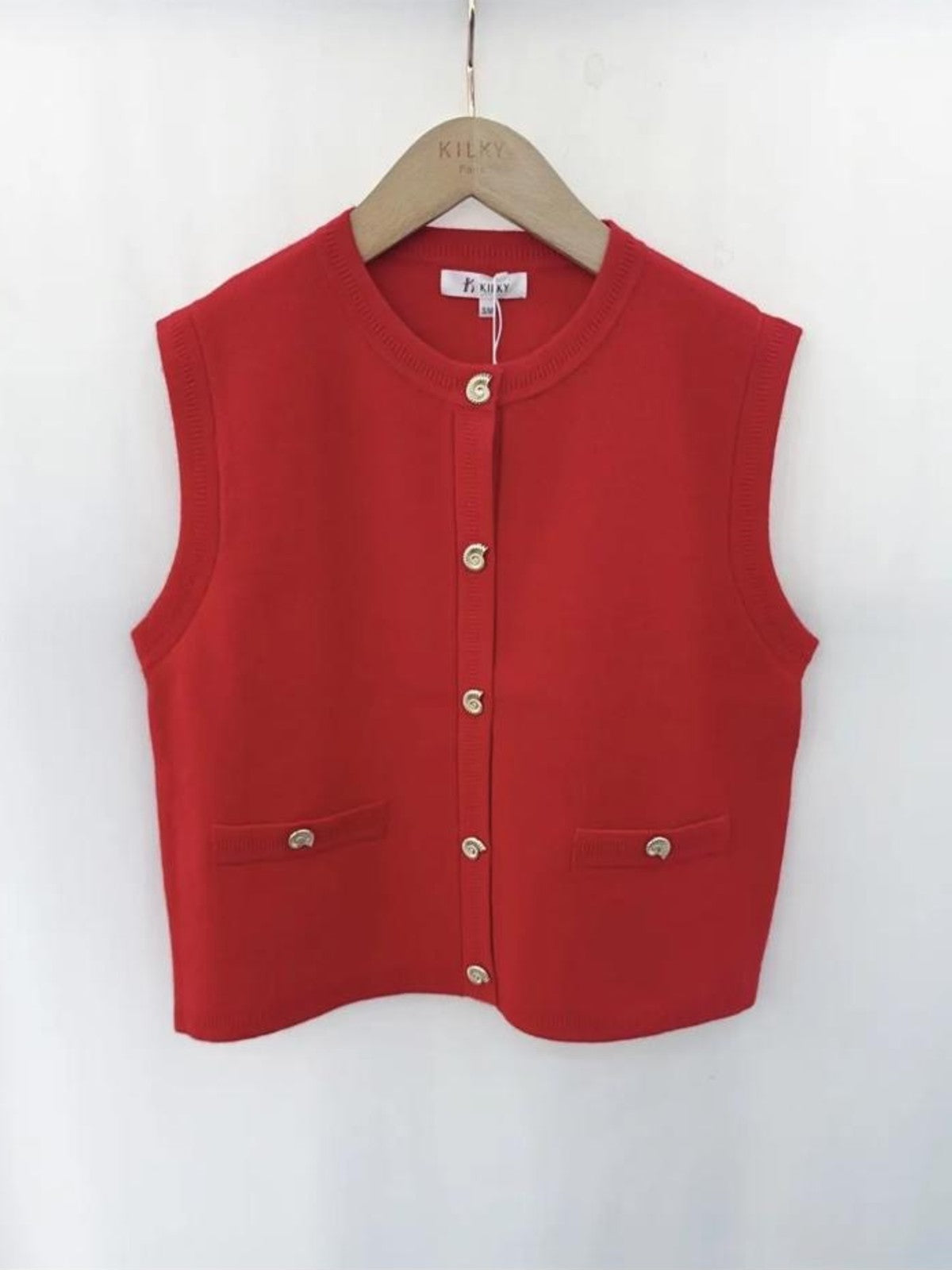 Polly Red Vest