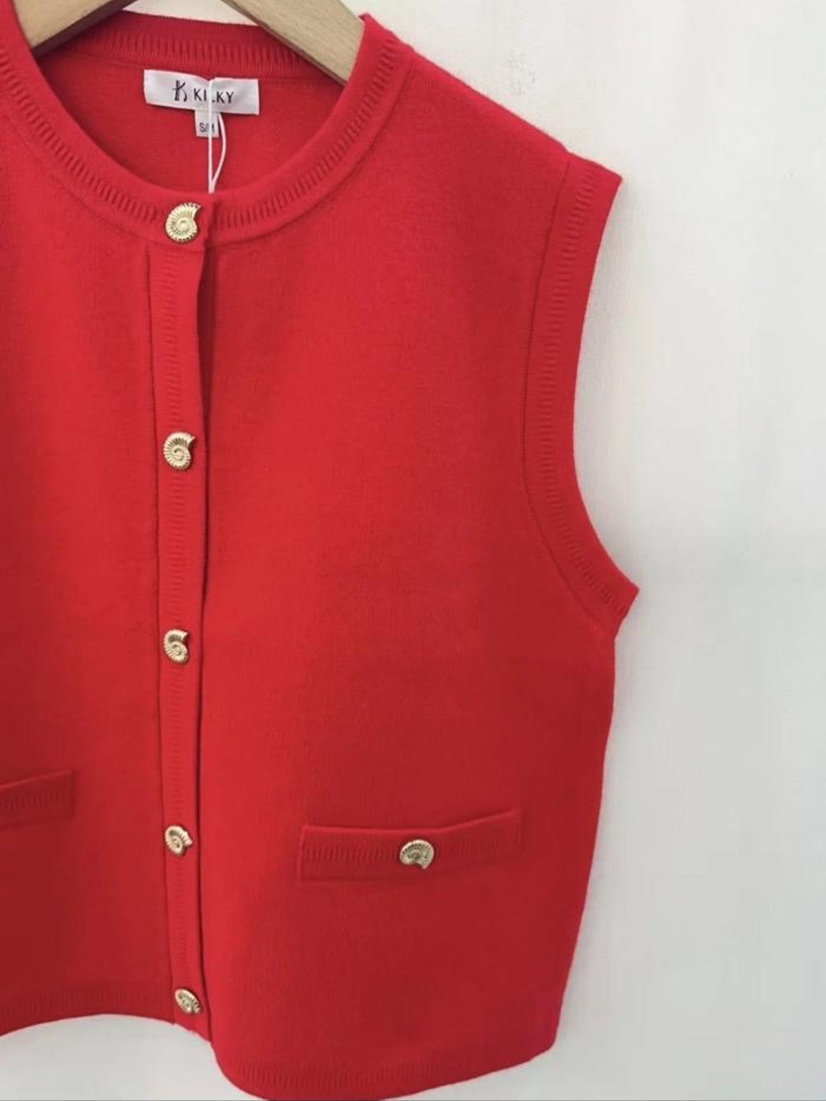Polly Red Vest