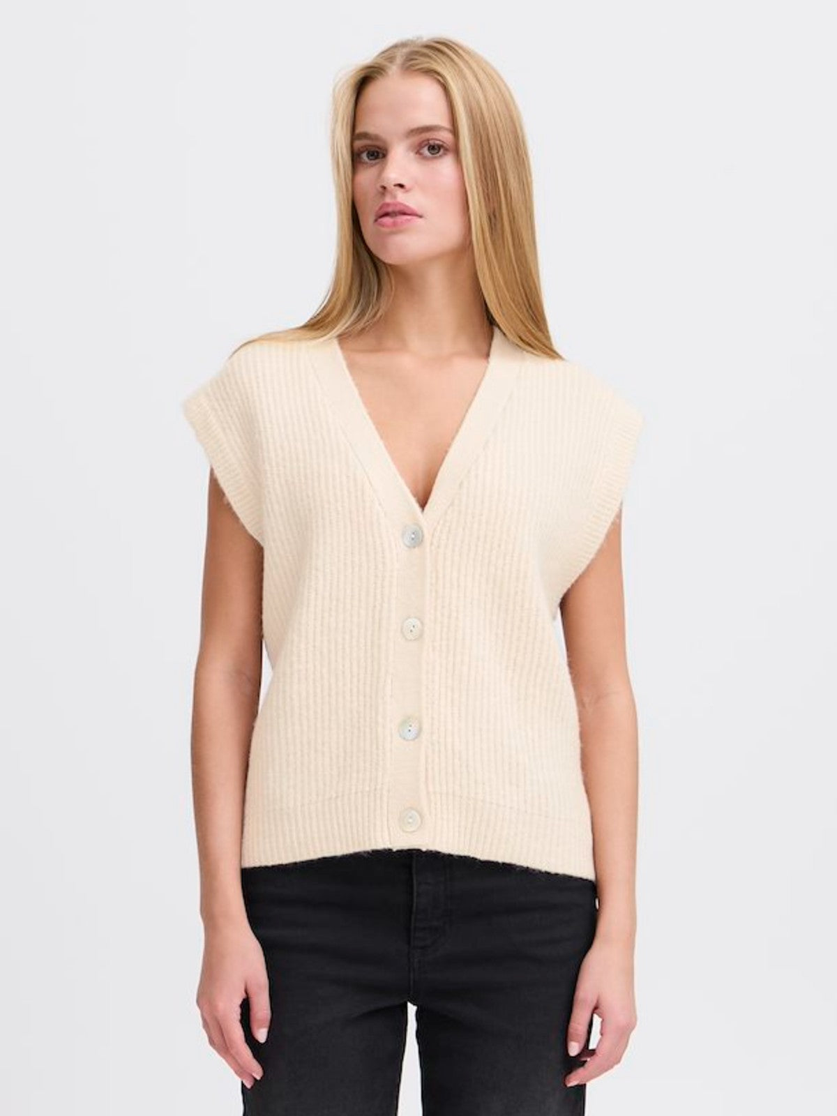 Povoke Cream Waistcoat