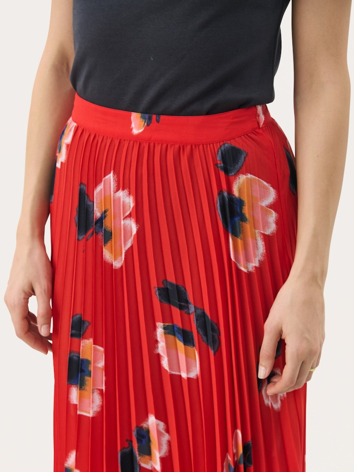 Priyanka Red Skirt