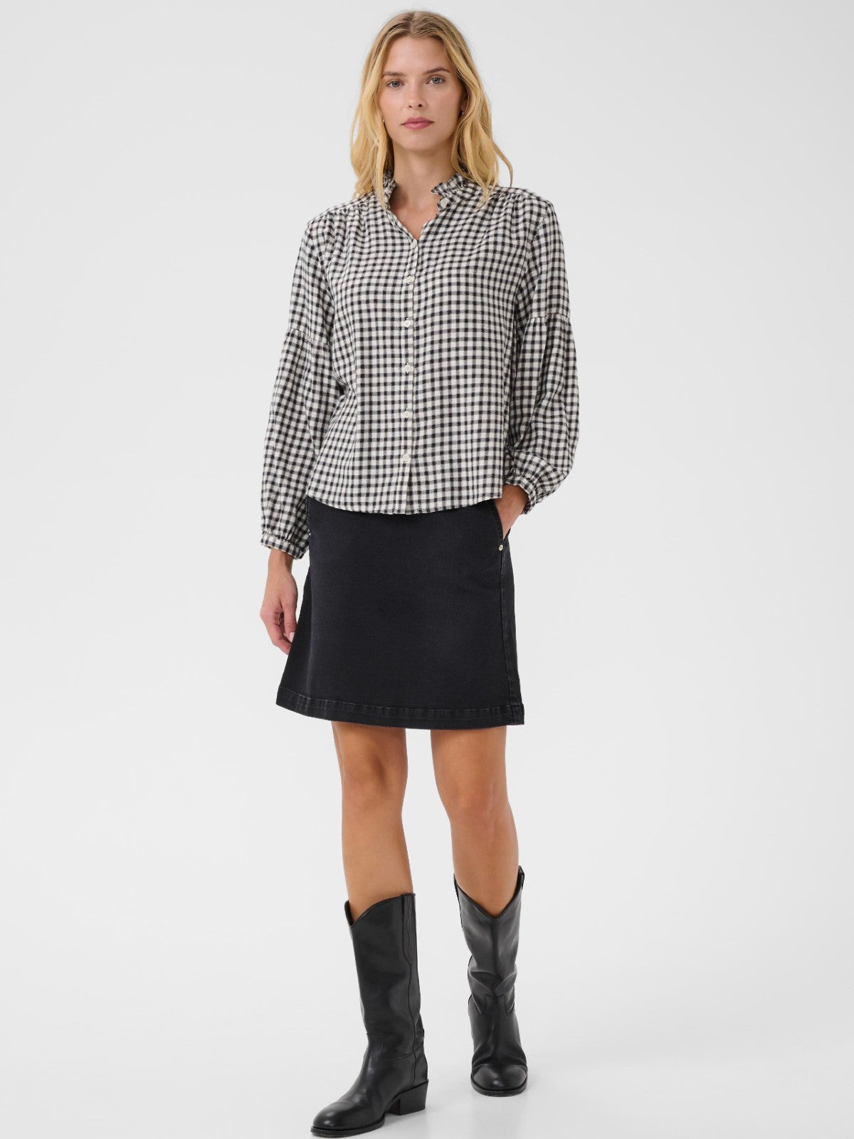 Samilla Navy Shirt