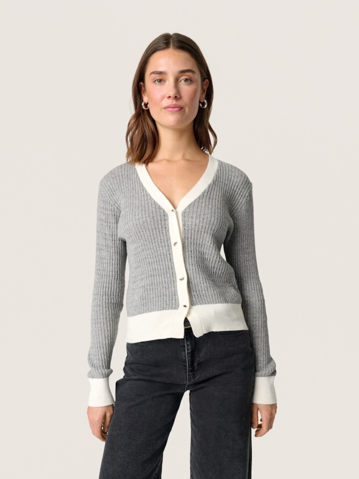 Sanja Grey Cardigan