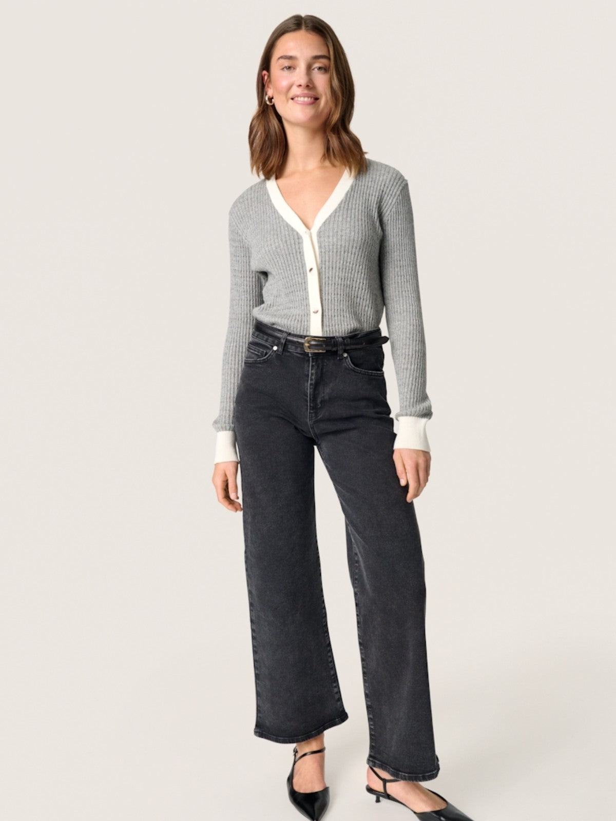 Sanja Grey Cardigan