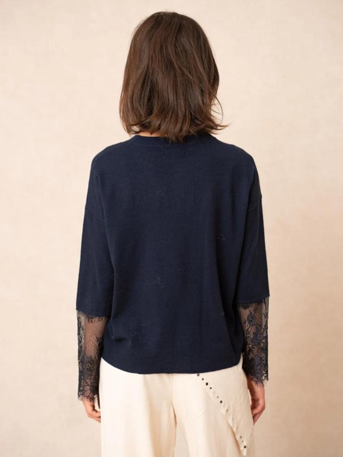 Sophia Navy Jumper