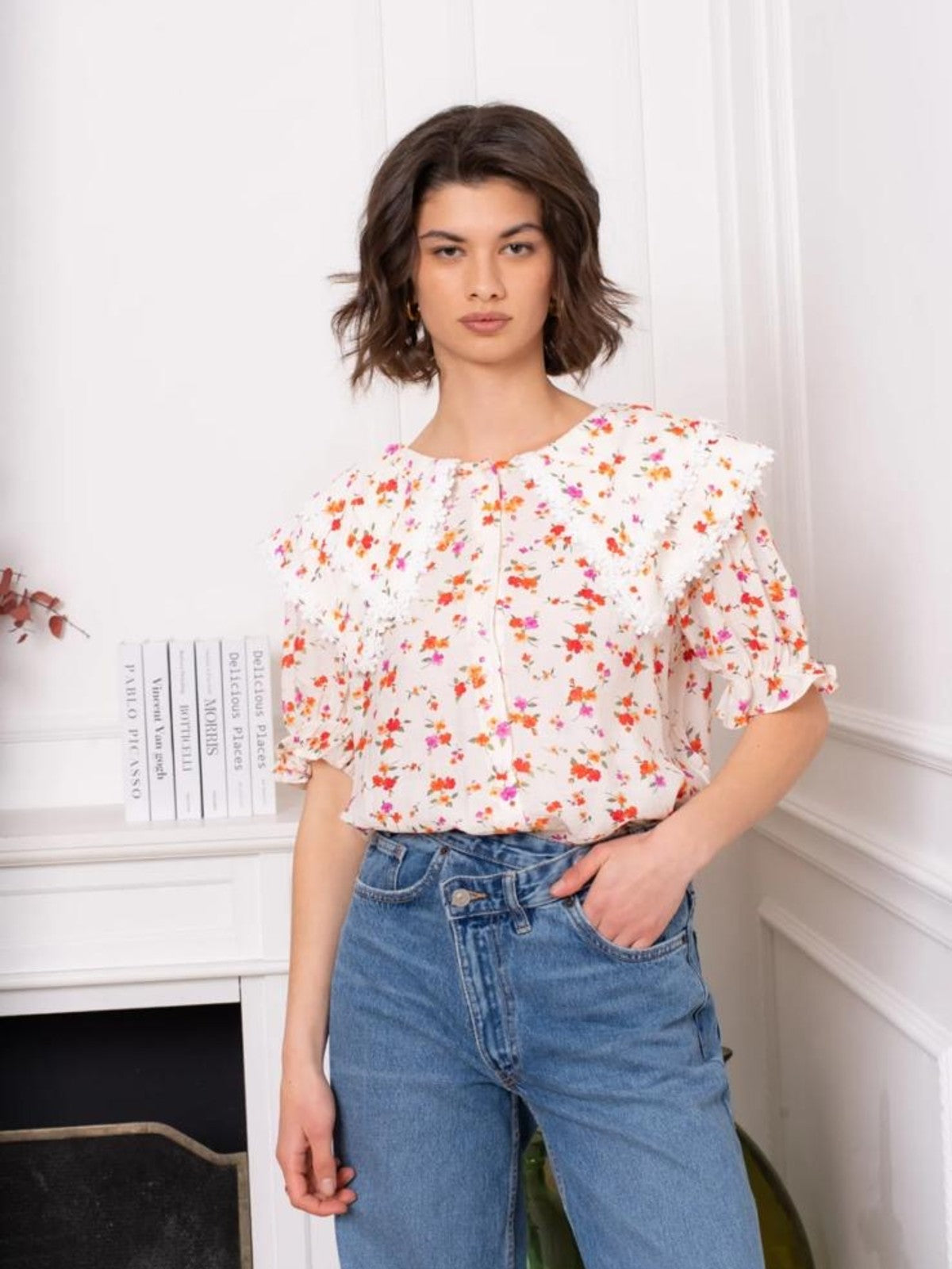 Zoe Short Sleeved Blouse