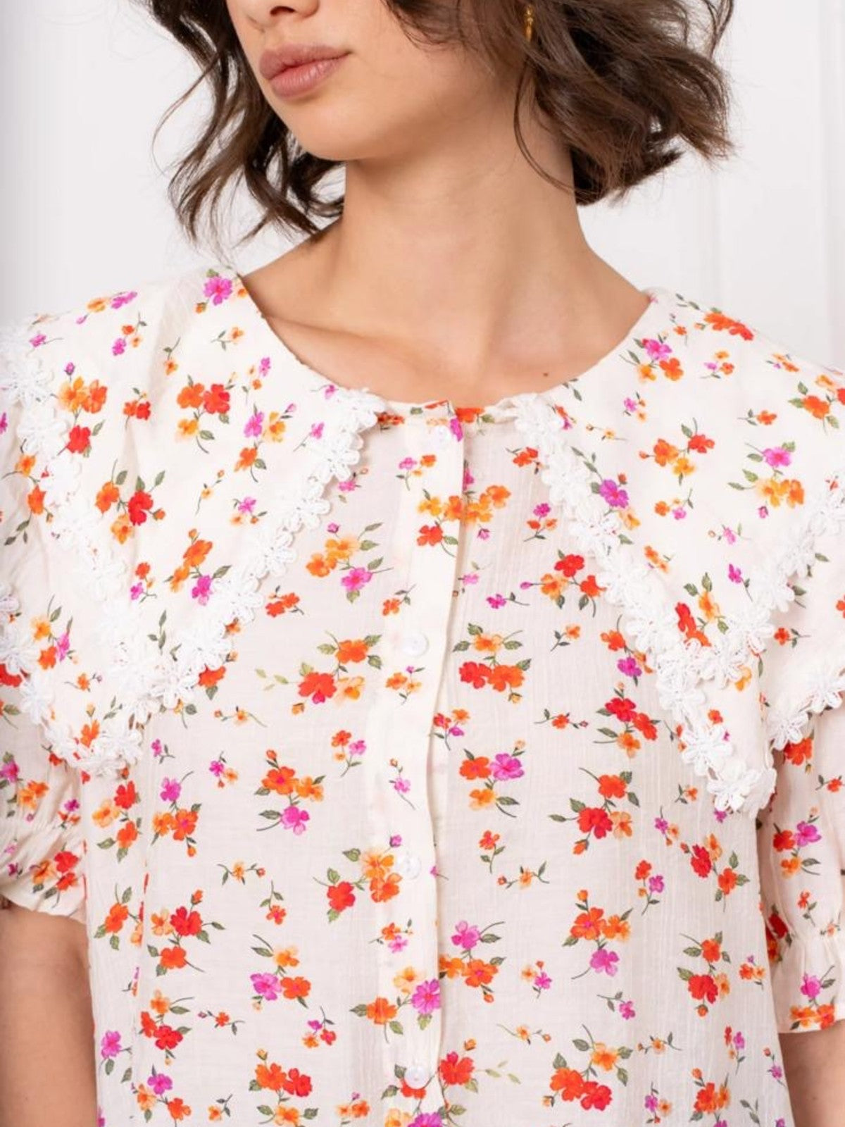 Zoe Short Sleeved Blouse