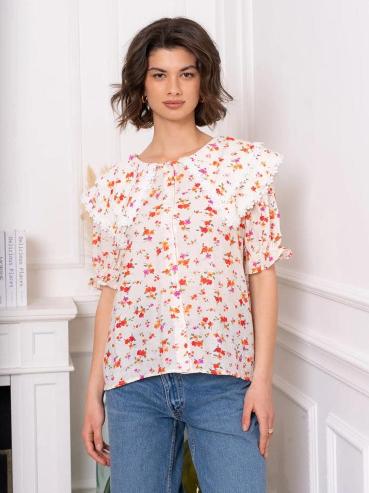 Zoe Short Sleeved Blouse
