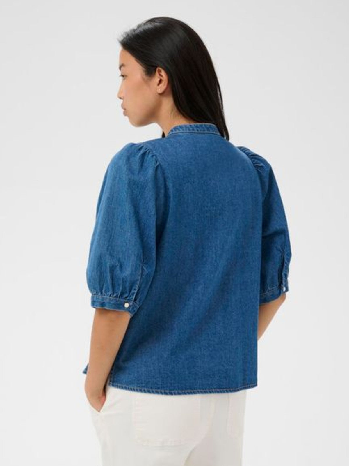 Alesia Denim Blouse