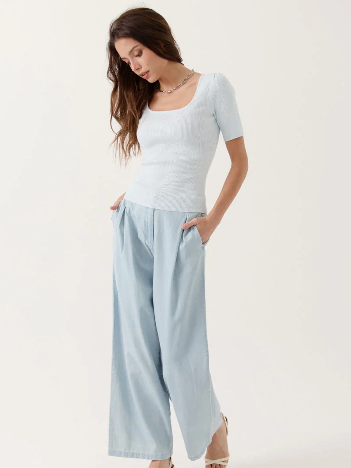 Alima Blue Top