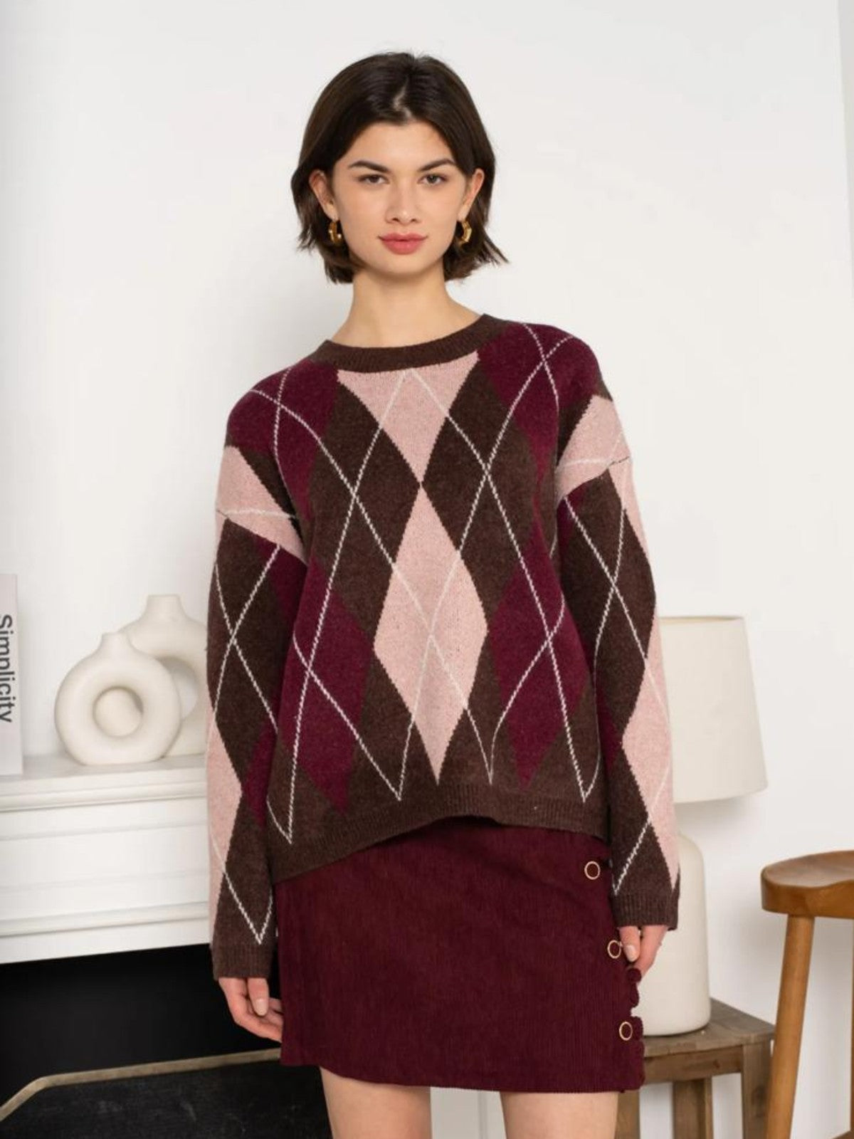 Angela Purple Jumper