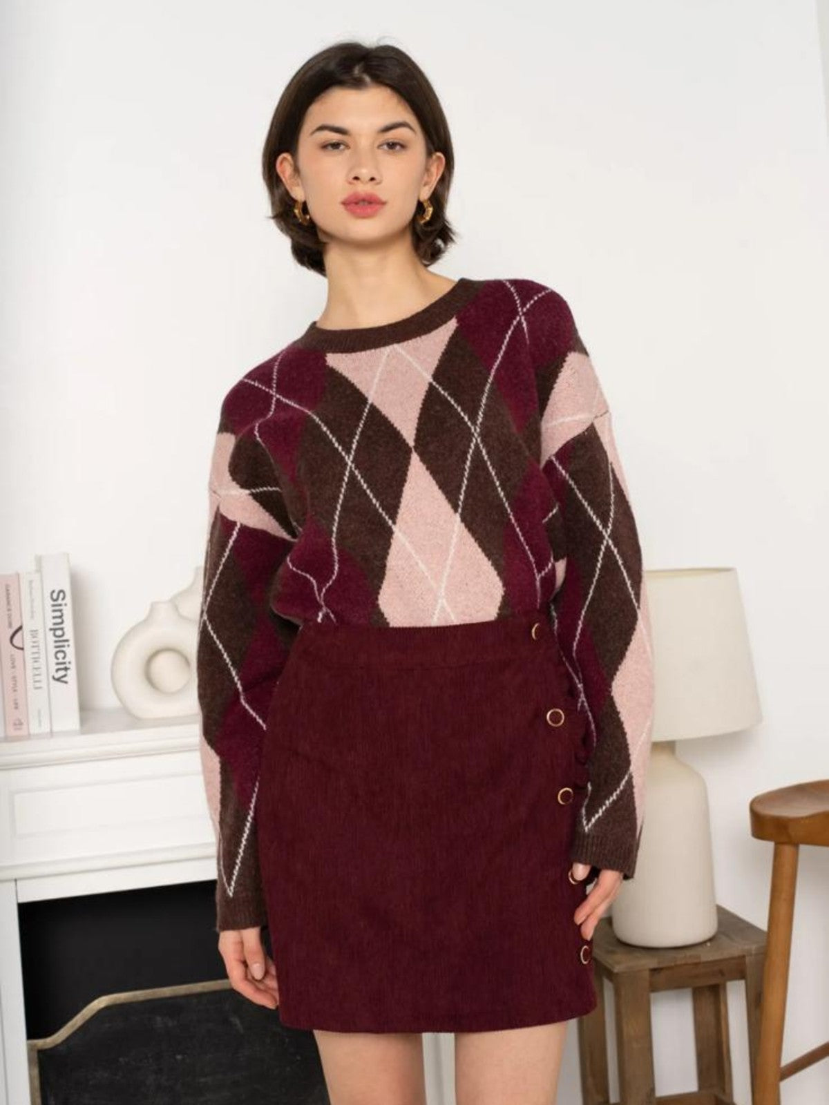 Angela Purple Jumper