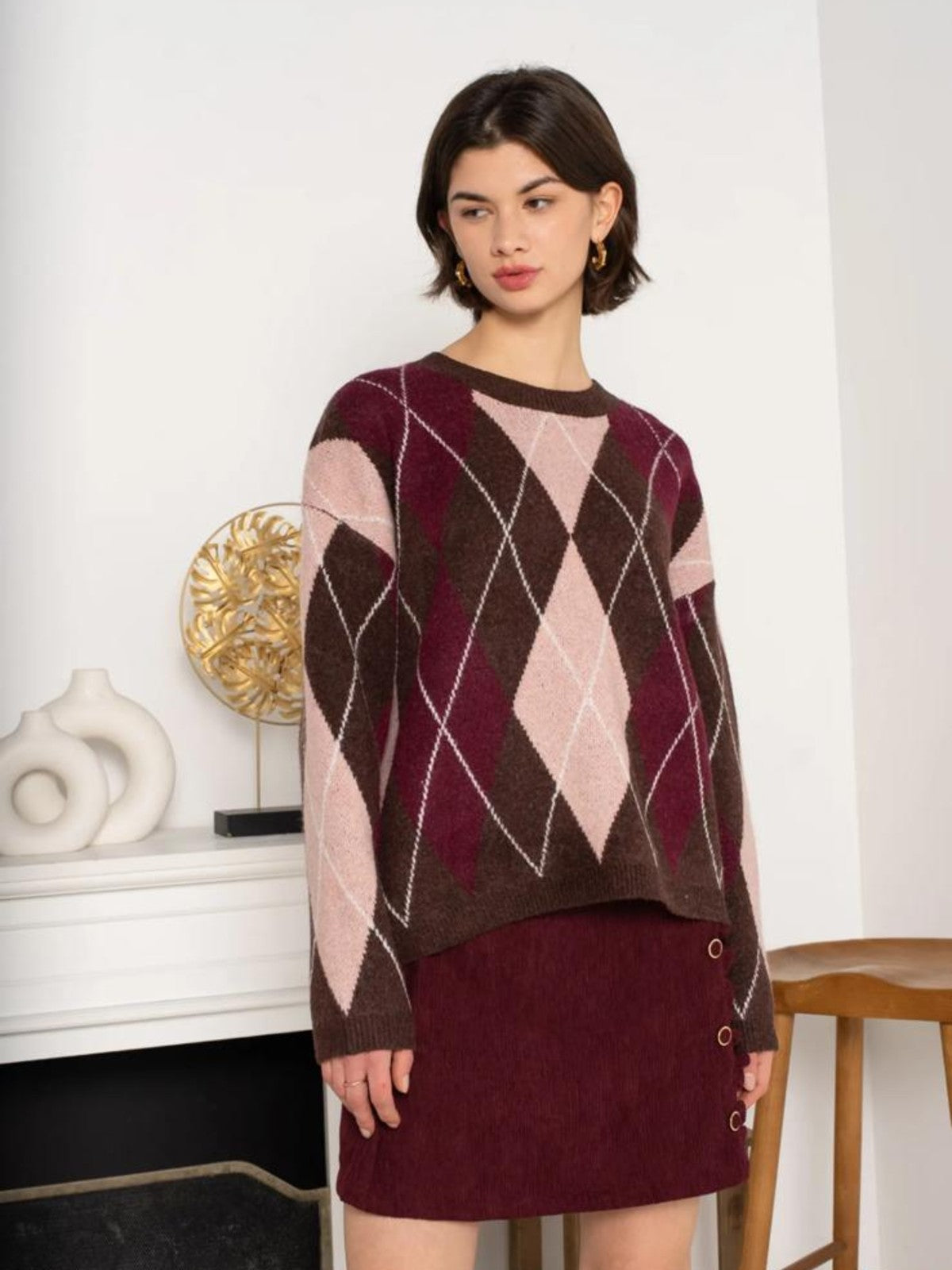 Angela Purple Jumper