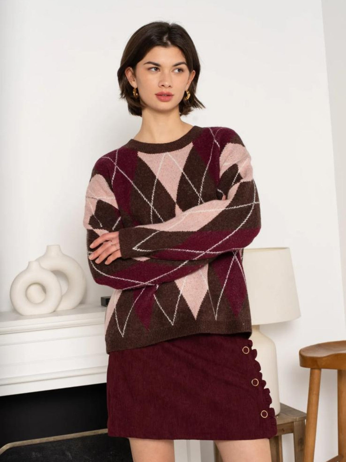 Angela Purple Jumper