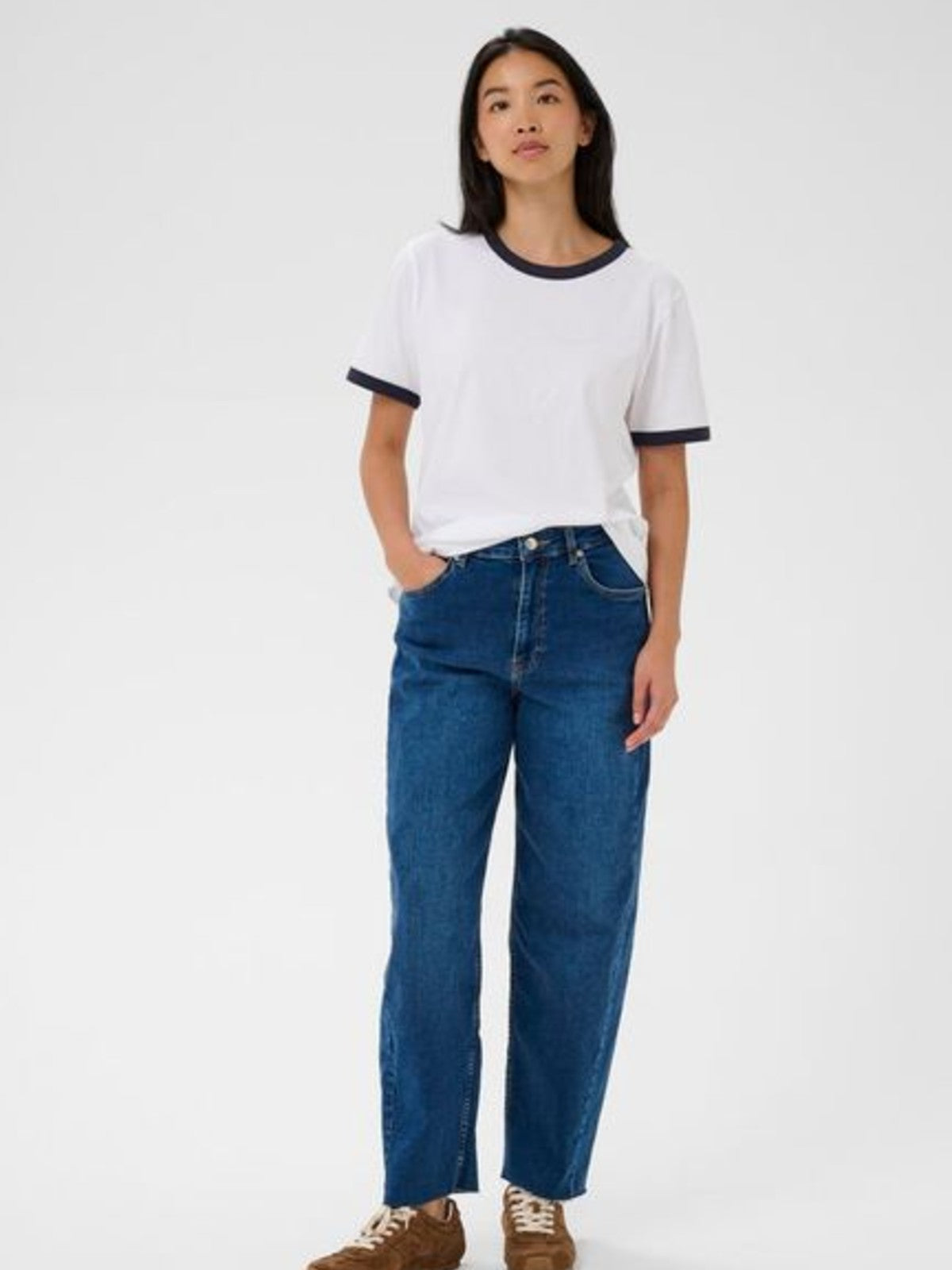 Angelita Navy Top
