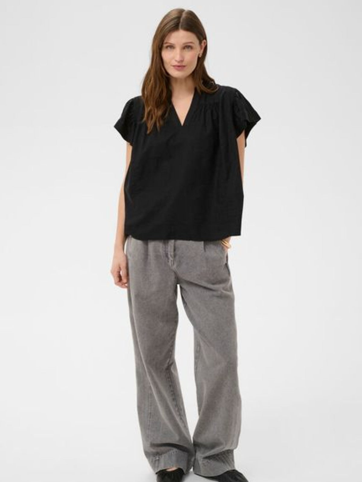 Aria Black Blouse